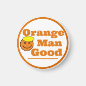 ORANJE MAN GOOD MAGNEET (Voorkant)