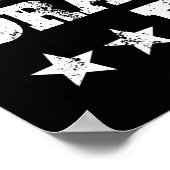 oranje man rad , pro trump poster (Hoek)