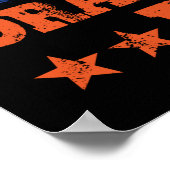 oranje man voor troep poster (Hoek)