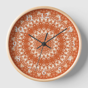 Oranje mandala.