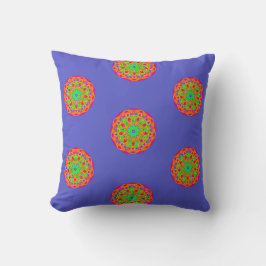 Oranje Mandala Boho Square Pillow Kussen