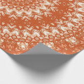 Oranje mandala. cadeaupapier (Hoek)