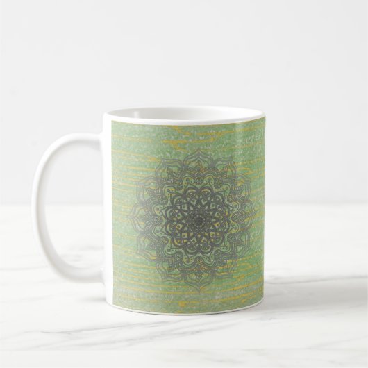 Oranje Mandala Coffee Mok (Links)