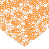 Oranje mandala geometrisch patroon medium tafelloper (Hoek)
