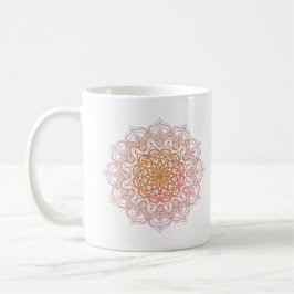 Oranje Mandala Koffiemok