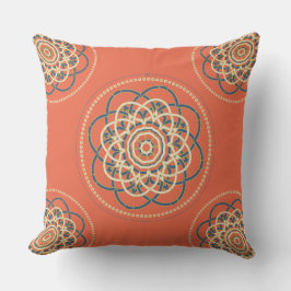 Oranje Mandala Sierkussen Meditation Room Decor