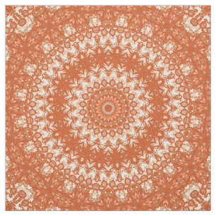 Oranje mandala. stof