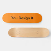 Oranje Mandarijn Persoonlijk Skateboard (Horizontaal)