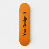 Oranje Mandarijn Persoonlijk Skateboard (Voorkant)