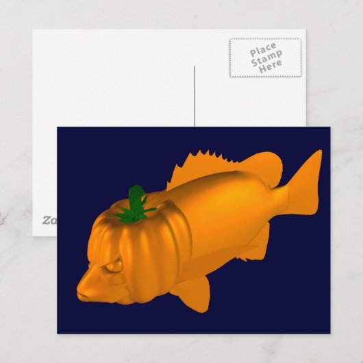 Oranje Mangrove Jack Briefkaart (Voorkant / Achterkant)