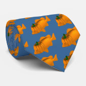 Oranje Mangrove Jack Stropdas (Opgerold)