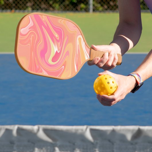 Oranje Marble Pickleball Paddle (Insitu)