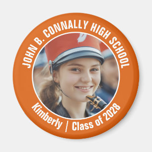 Oranje Marching Band Foto High School Spirit Magneet