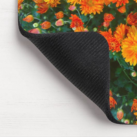 Oranje Margarita Daisy Mousepad Muismat (Hoek)