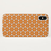 Oranje margrieten in 70s stijl Case-Mate iPhone case (Achterkant (horizontaal))