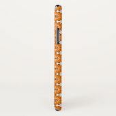Oranje margrieten in 70s stijl Case-Mate iPhone case (Achterkant / rechts)