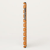 Oranje margrieten in 70s stijl Case-Mate iPhone case (Achterkant/links)