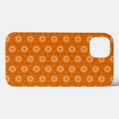 Oranje margrieten in 70s stijl Case-Mate iPhone ho Case (Achterkant (horizontaal))