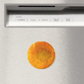 Oranje Marigold Macro Magneet (Insitu (Vaatwasser))