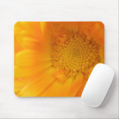 Oranje Marigold Macro Mousepad Muismat (Met muis)