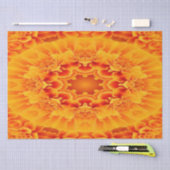 Oranje Marigold Mandala Tissuepapier (Craft)