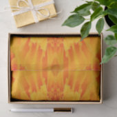 Oranje Marigold Mandala Tissuepapier (Geschenk)
