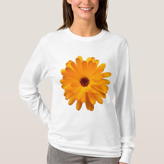 Oranje Marigold T-shirt (Voorkant)