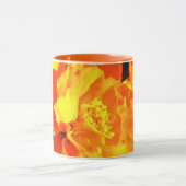  Oranje marigolds Sunny Flowers Cheerful Mok (Midden)