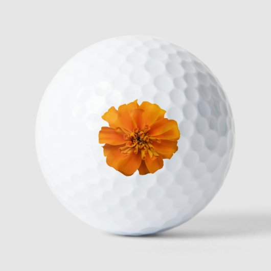 Oranje marigoldventiel golfballen (Voorkant)