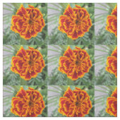 Oranje marigoldventiel stof (Swatch)