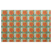 Oranje marigoldventiel stof (Fat Quarter)