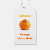 Oranje Marmalade Cadeaulabel (Voorkant)