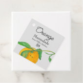 Oranje Marmalade Canning Jar Hang Label (In situ)