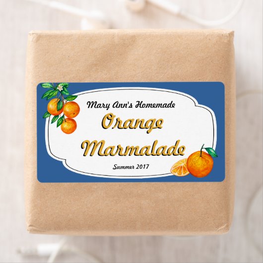 Oranje Marmalade Canning Labels (Insitu)