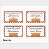 Oranje Marmalade Custom Text Jar Label (Vel)