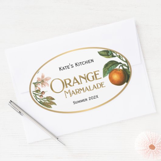 Oranje Marmalade Jelly Label  (Envelop)