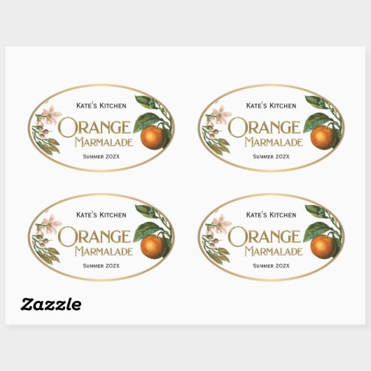 Oranje Marmalade Jelly Label (Vel)