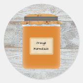 Oranje Marmalade Sticker (Voorkant)