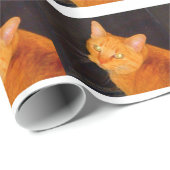 Oranje marmelade cadeaupapier (Rol Hoek)