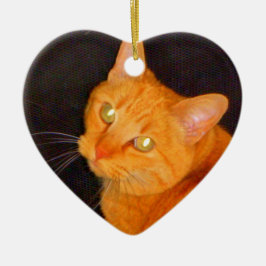 Oranje marmelade keramisch ornament