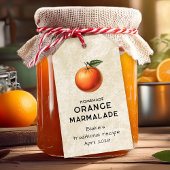 oranje marmelade pantry label cadeaulabel