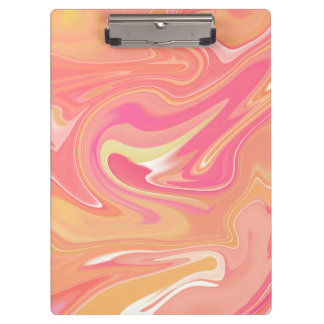 Oranje marmer-klembord klembord