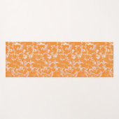 Oranje marmer Swirl Yogamat (Voorkant (horizontaal))