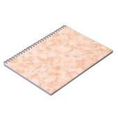 Oranje marmeren notitieboek (Linkerzijde)