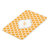 Oranje Marokkaans Patroon met Monogram Magneten (Linkerzijde)