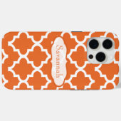 Oranje Marokkaanse persoonlijke iPhone Case-Mate iPhone Case (Achterkant (horizontaal))