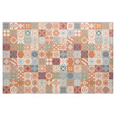 Oranje Marokkaanse tegel Stof (Fat Quarter)
