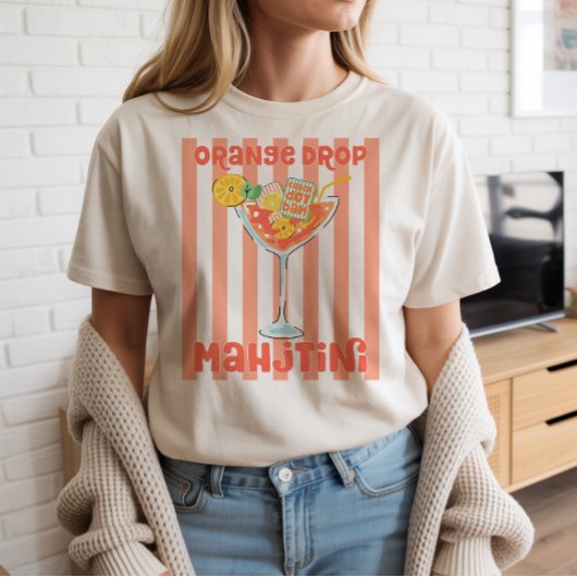 Oranje Martini Mahjong T-shirt