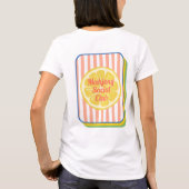Oranje Martini Mahjong T-shirt (Achterkant)