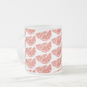 Oranje Matglas Koffiemok (Voorkant links)